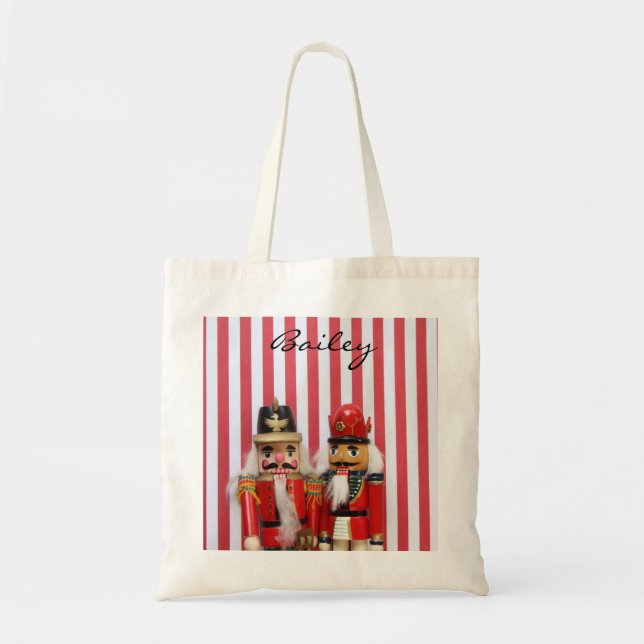 Tote Bag Nutcrackers à rayures (Devant)