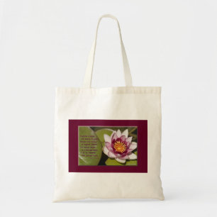 Tote Bag Nymphéa rose