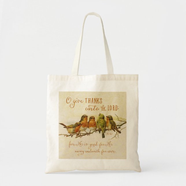 Tote Bag O Remercie le Seigneur (Devant)