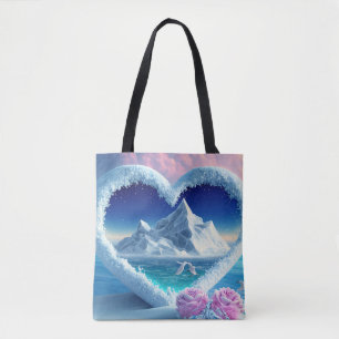 Tote Bag Oasis d'amour arctique