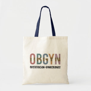 Tote Bag OBGYN obstétricien gynécologue Empreinte de léopar