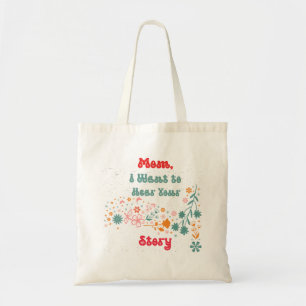 Tote Bag Objet de vie de maman avec un design amusant et si