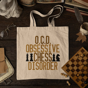 Tote Bag Obsédée par les échecs