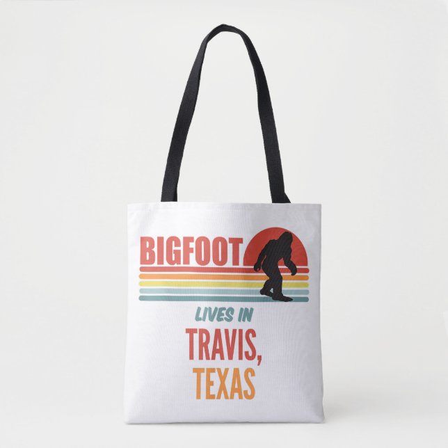 Tote Bag Observation de Bigfoot à Travis Texas  (Devant)