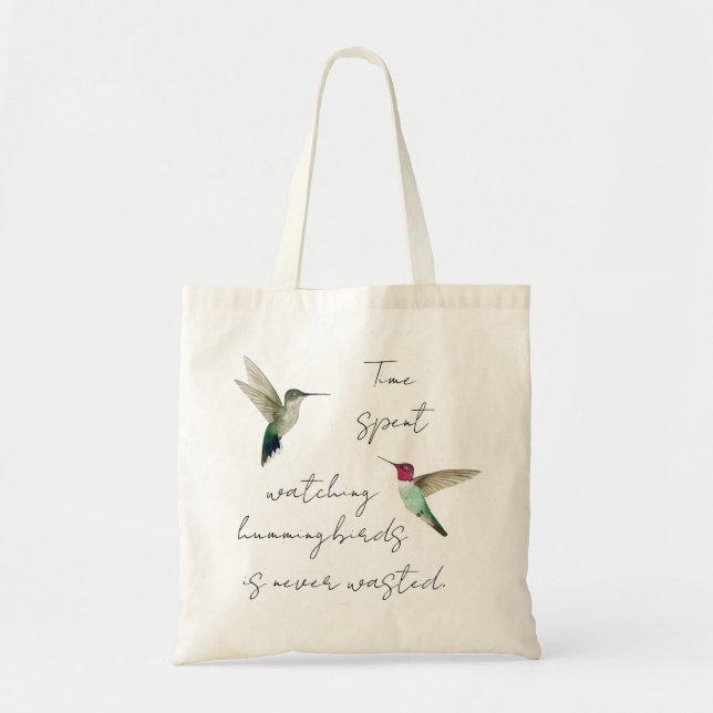 Tote Bag Observation des colibris (Devant)