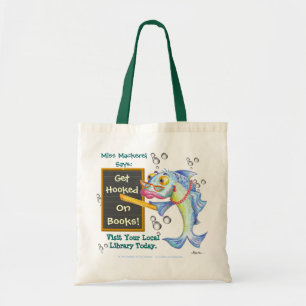 Tote Bag Obtenez accroché sur des livres !