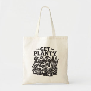 Tote Bag Obtenez des plantes d'intérieur Planty drôles amat