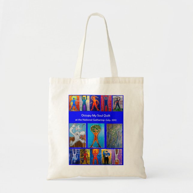 Tote Bag Occupez mon édredon Fourre-tout sourcilleux (Devant)