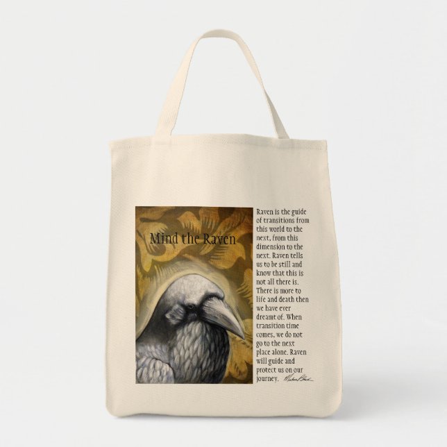 Tote Bag Occupez-vous de Raven (Devant)