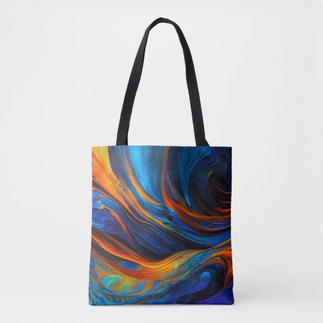 Tote Bag Ocean Lava "Astralswirl" (Devant)