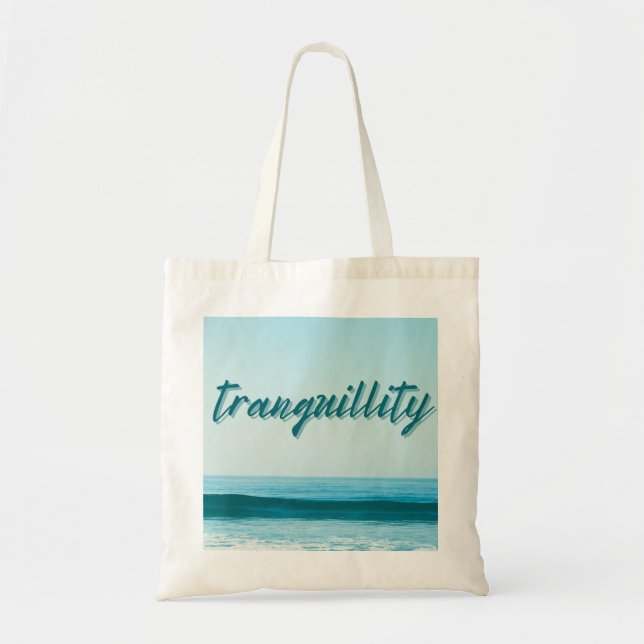 Tote Bag Océan Tranquille (Devant)