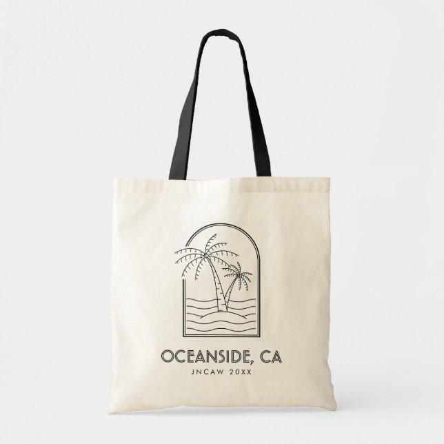 Tote Bag Oceanside Trade Show Bag Conference Fourre-tout (Devant)