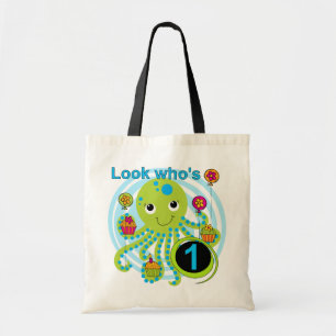 Tote Bag Octopus 1er Anniversaire T-shirts et cadeaux