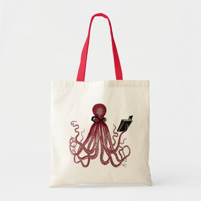 Tote Bag Octopus intelligent (Devant)