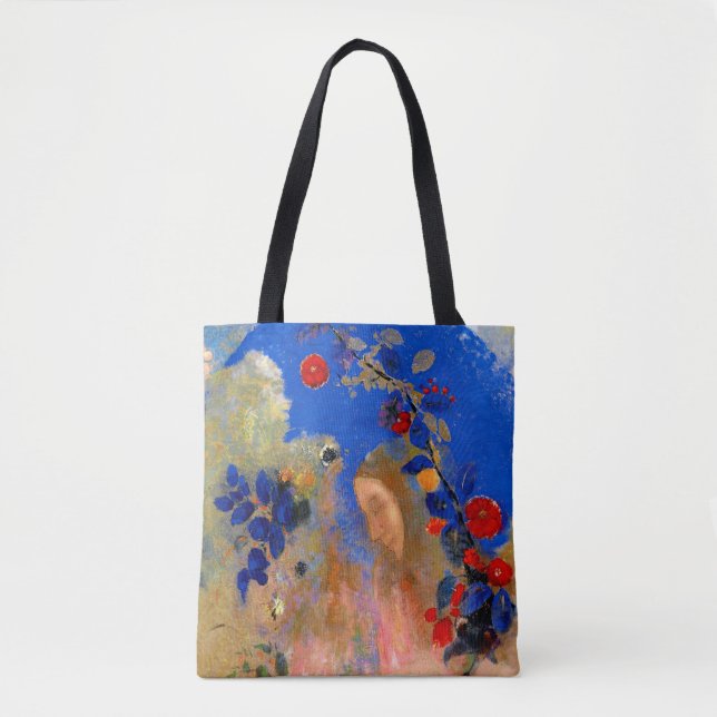 Tote Bag Odilon Redon - Profil sous un arc (Devant)