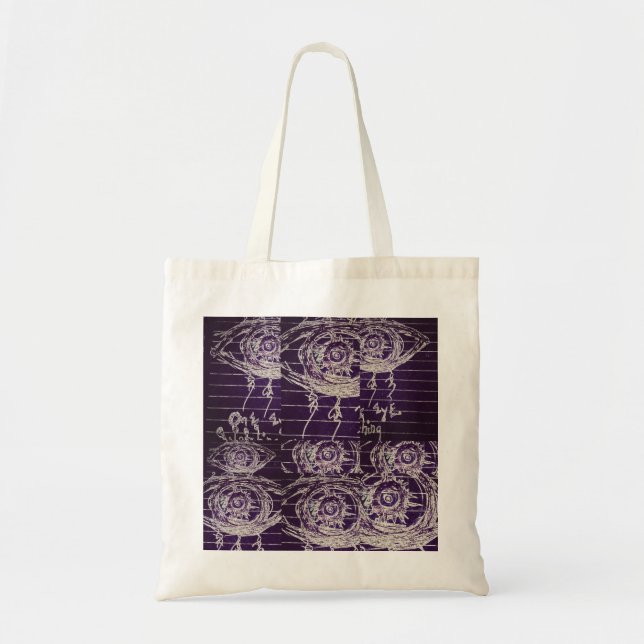 Tote Bag Oeil Abstrait (Devant)
