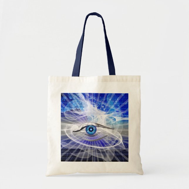 Tote Bag Oeil cosmique mystique (Devant)