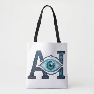 Tote Bag Œil de l'IA