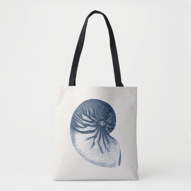 Tote Bag Oeil de requin Indigo (Devant)