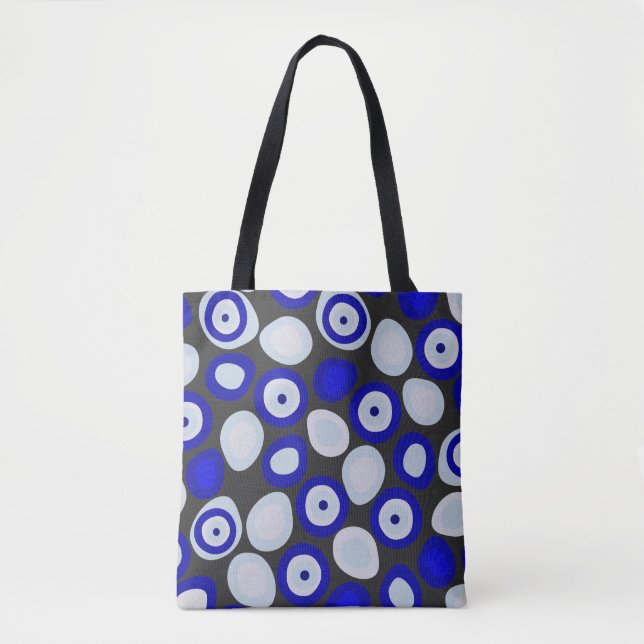 Tote Bag Oeil mauvais de Nazar (Devant)