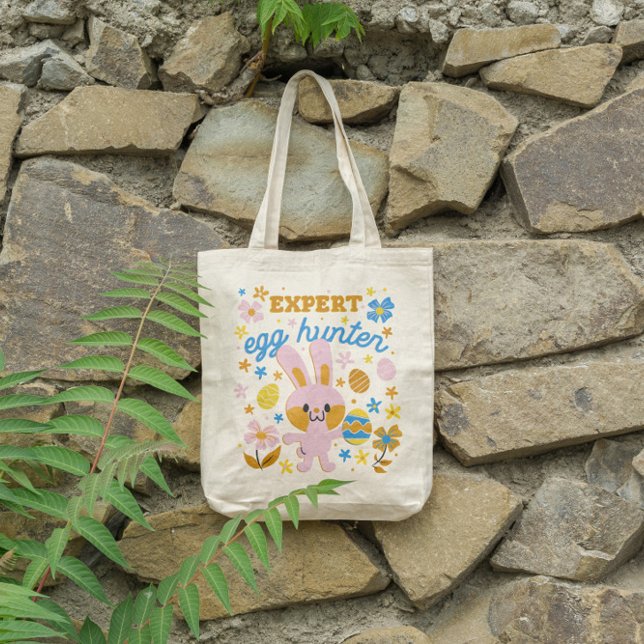 Tote Bag Oeufs De Pâques Et Lapin (Créateur téléchargé)