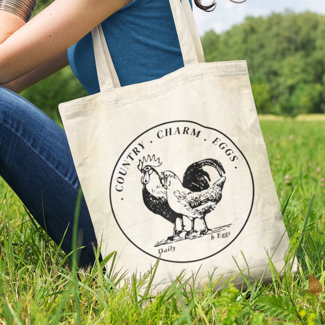 Tote Bag OEufs Fraîches Faciale Sur Mesure (Créateur téléchargé)