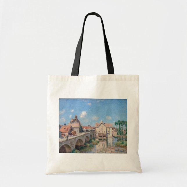 Tote Bag OEuvre d'Alfred Sisley - Le Pont de Moret (Devant)