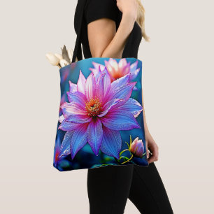 Tote Bag Oeuvre d'art en fleurs éthérées