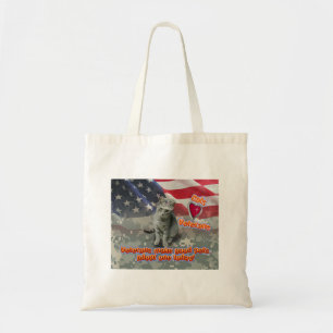 Tote Bag Oeuvre spéciale - Chats Aimants Vétérans
