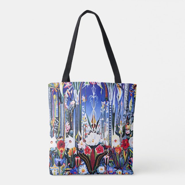 Tote Bag Oeuvres d'art Joseph Stella - Fleurs, Italie (Dos)