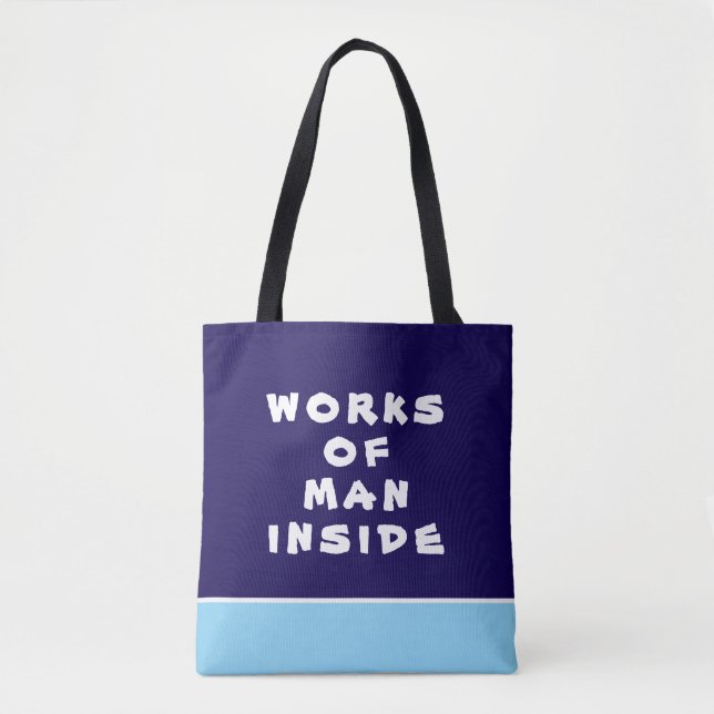 Tote Bag OEuvres D'Homme À L'Intérieur De Fourre-tout (Devant)
