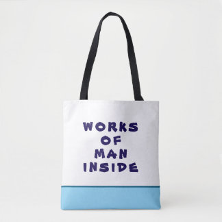 Tote Bag OEuvres D'Homme À L'Intérieur De Fourre-tout