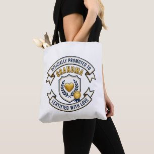 Tote Bag Officiellement promue grand-mère
