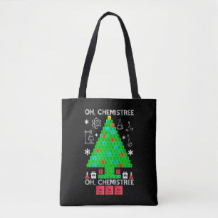 Tote Bag Oh Chemistree Chemist Tree Funny Science Noël