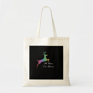 Tote Bag Oh Deer Queer Funny Pun LGBT Pride CelebraTote Bag