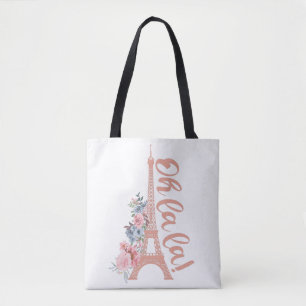 Tote Bag Oh La La - Tour Eiffel Paris France