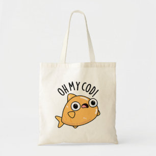 Tote Bag Oh My Cod Funny Fish Pun