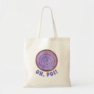 Tote Bag OH, POI (Oh Garçon) Hawaiian Purple Taro Root Food