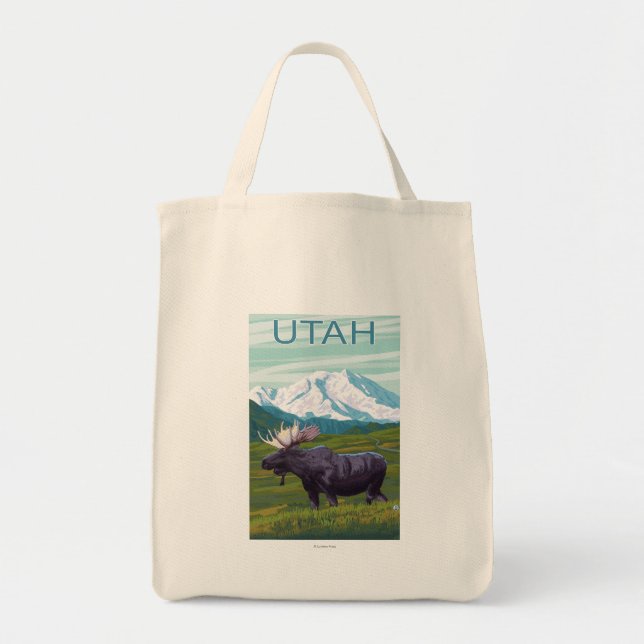 Tote Bag Oie avec MountainUtah (Devant)