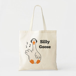 Tote Bag Oie Ridicule Avec Écouteurs – Oie Drôle Mignonne