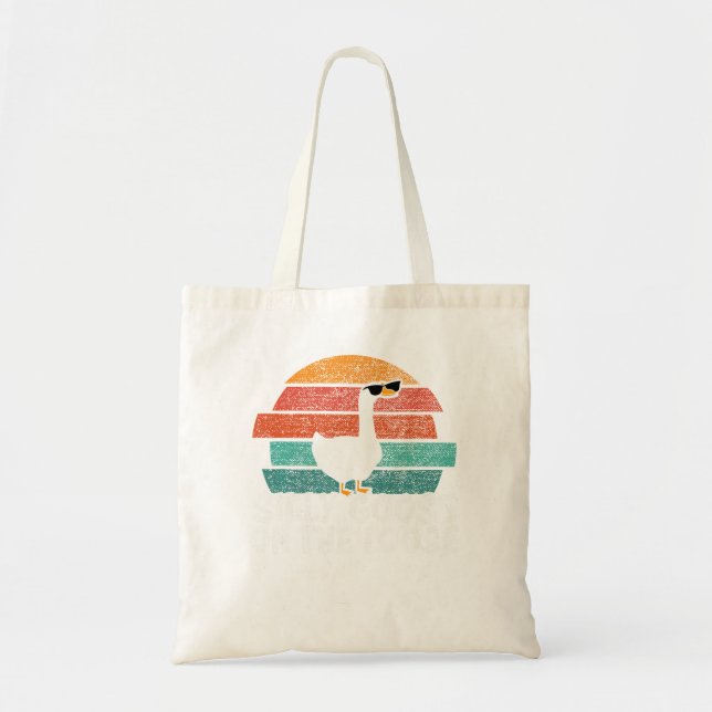 Tote Bag Oie Silencieuse Sur La Perte (Devant)