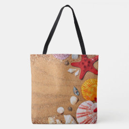 Tote Bag Oil Paint Beach Life