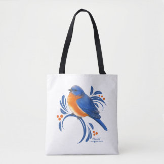 Tote Bag Oiseau bleu