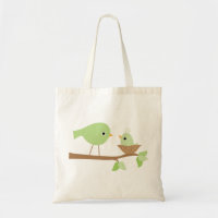 Oiseau de bébé vert