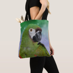 Tote Bag Oiseau de perroquet grave de Macaw