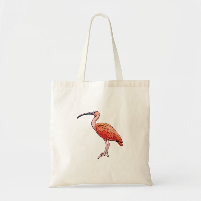 Tote Bag Oiseau Ibis Scarlet (Devant)