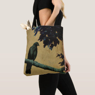 Tote Bag Oiseau noir dans la nature