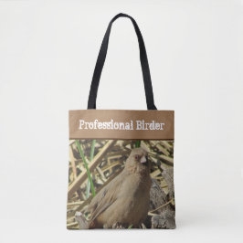 Tote Bag Oiseau professionnel Brown Oiseau noir photo Natur