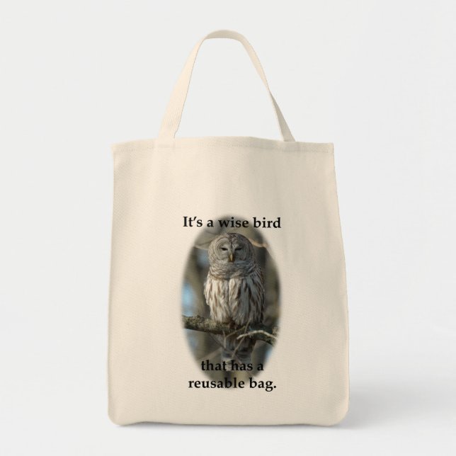 TOTE BAG OISEAU SAGE (Devant)