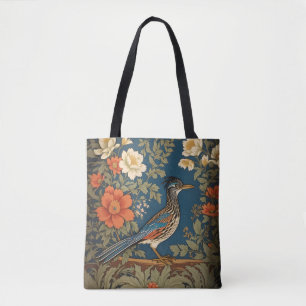 Tote Bag Oiseau William Morris inspiré par l'élégant coureu